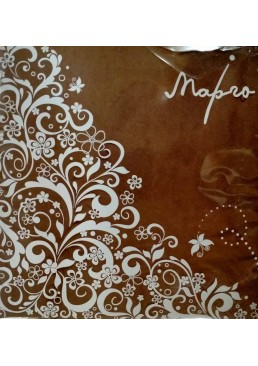Серветки столові Марго 3-х шарові Шоколад, 15 шт